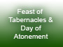 Feast of Tabernacles and Day of Atonement