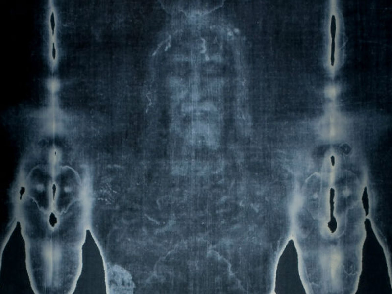 Shroud Of Turin Android Wallpaper Black — free download